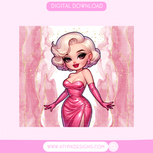 Load image into Gallery viewer, Marilyn Tumbler PNG
