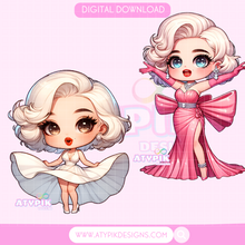 Load image into Gallery viewer, Bundle Marilyn PNG
