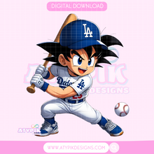 Load image into Gallery viewer, BUNDLE Los Angeles Baseball Anime PNG
