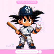 Load image into Gallery viewer, BUNDLE New York Baseball Anime PNG
