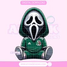 Load image into Gallery viewer, BUNDLE Mexico Fultbol Horror movies PNG
